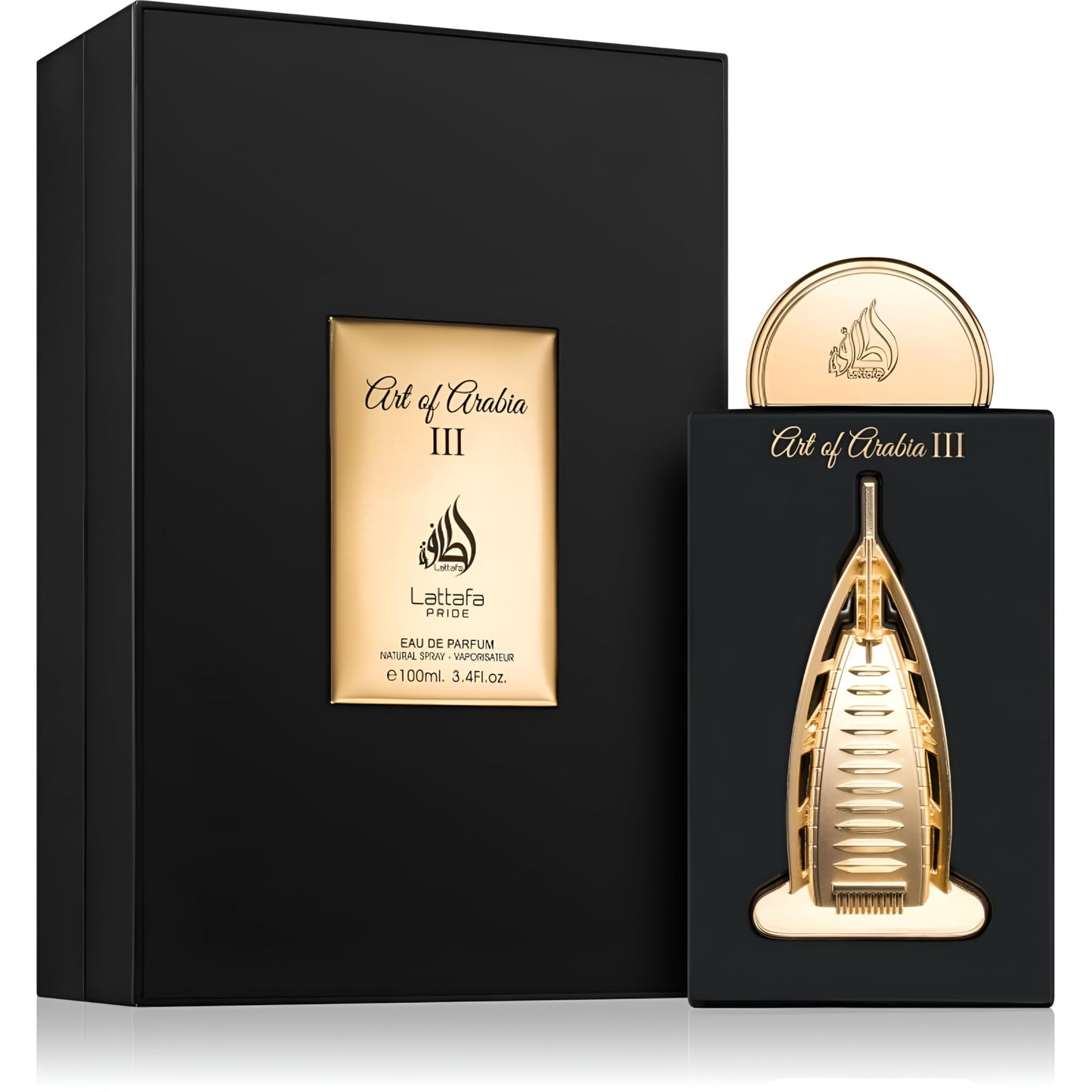Lattafa Pride Art Of Arabia III Eau de Parfum Spray for Unisex, 3.4 Ounce - Medaid International