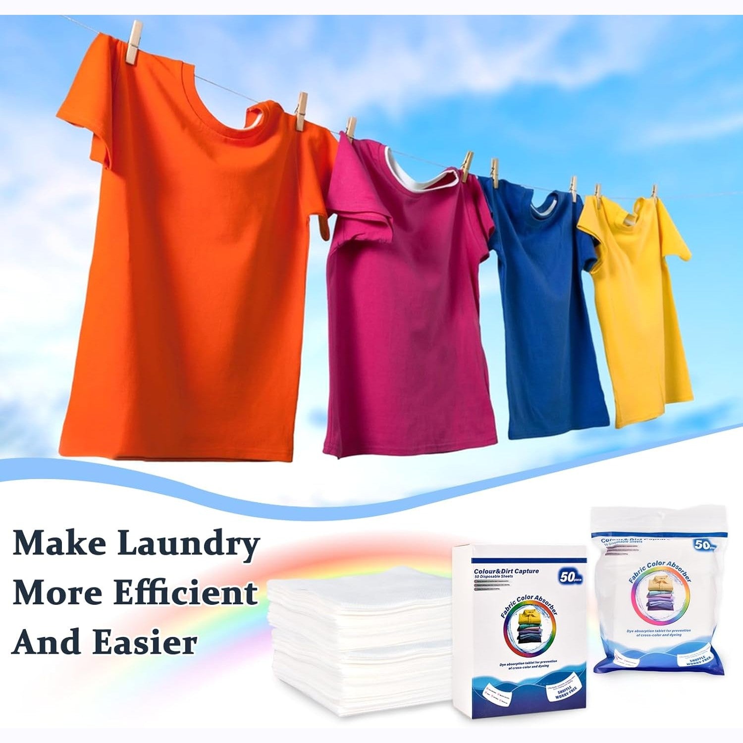 Laundry Color Catcher (50 pieces) - Medaid International