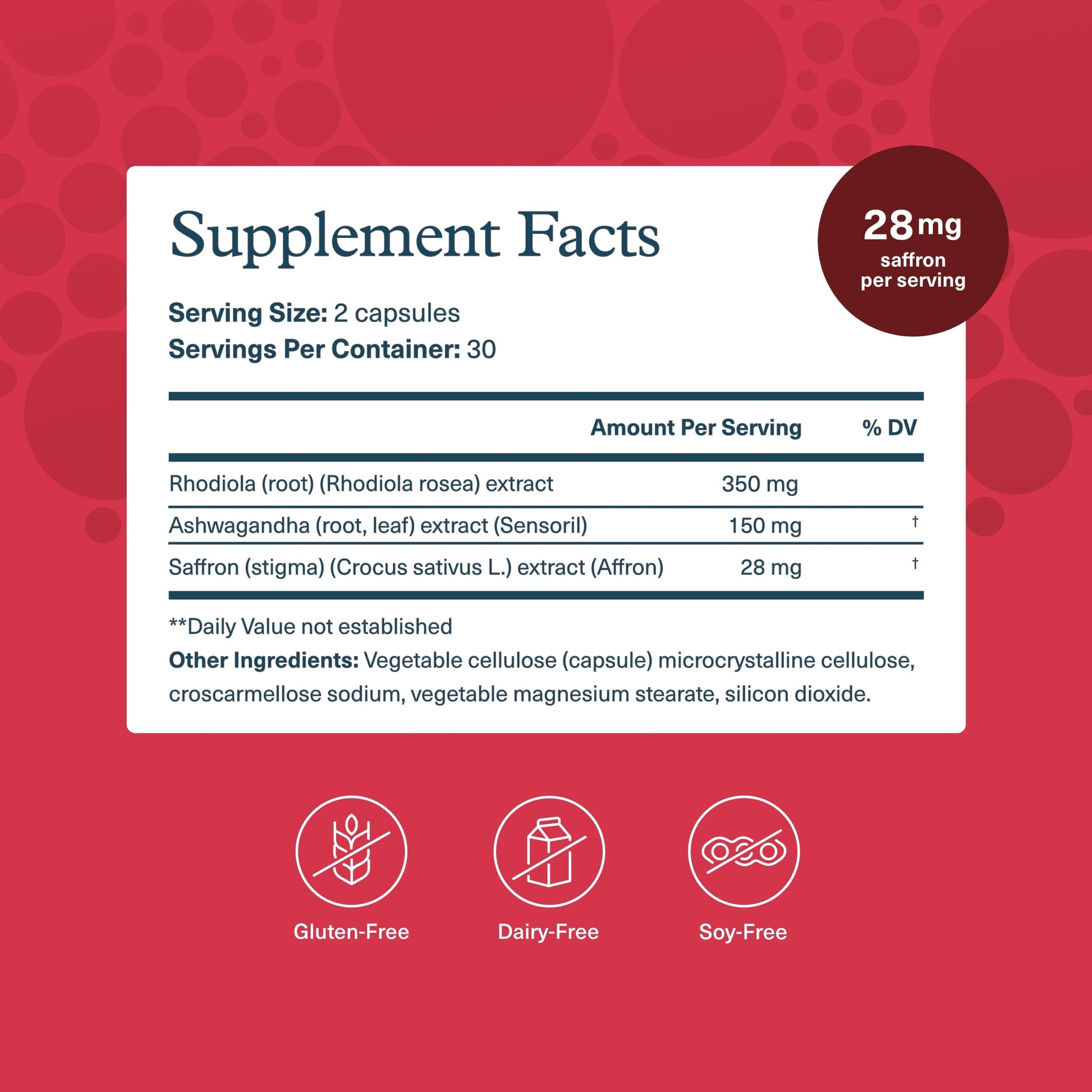 Youtheory Saffron - Vegan Energy Supplement for Men & Women* - Contains Rhodiola Rosea & Ashwagandha - Dairy, Soy & Gluten Free - 60 Vegetarian Capsules - Medaid International