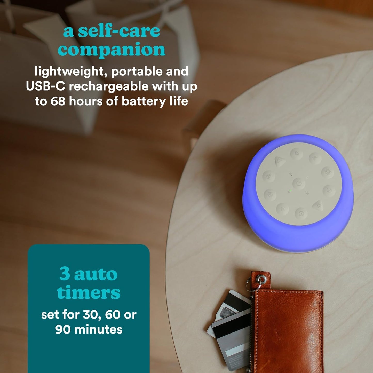 Soundsleep Aura-Portable White Noise Machine - Medaid International