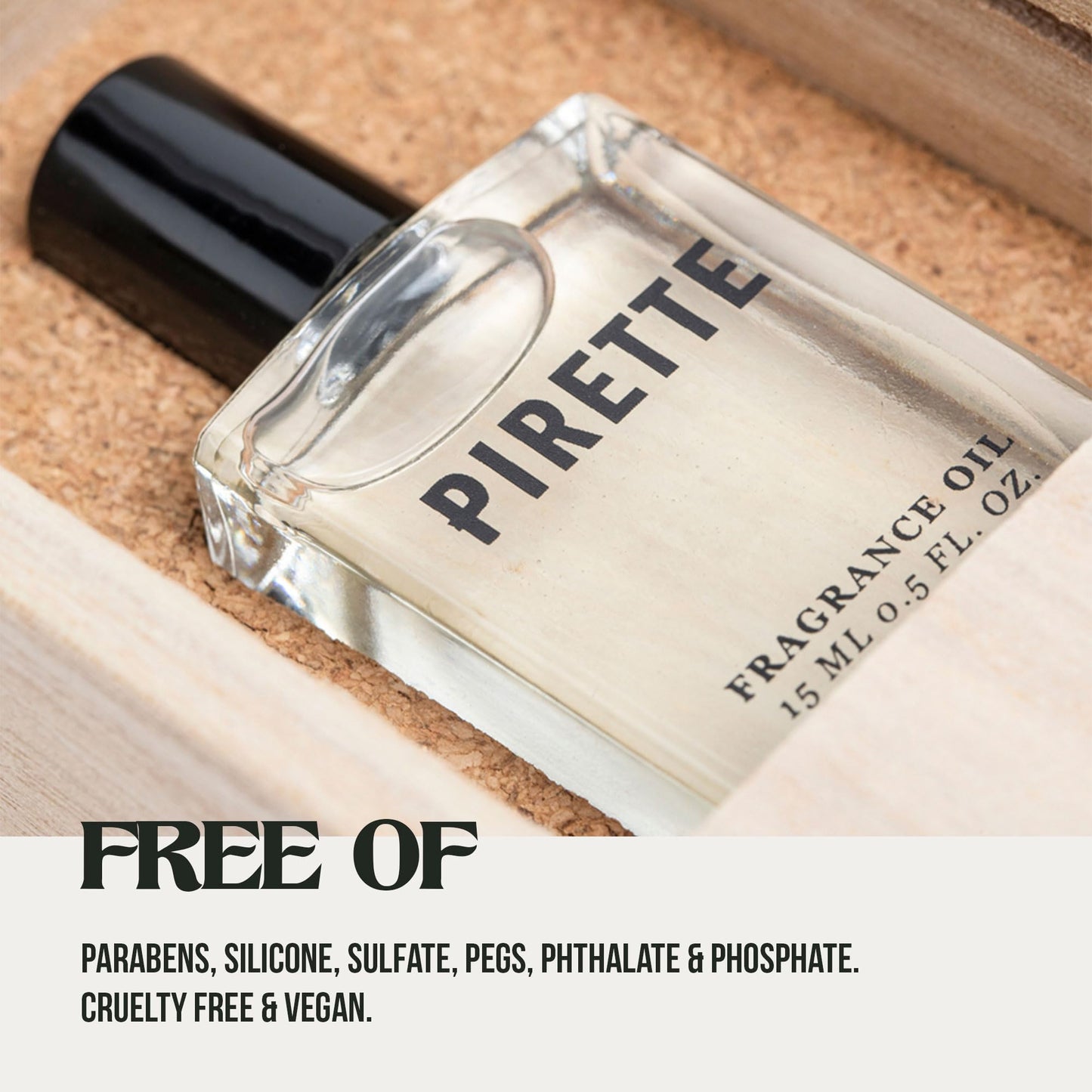 PIRETTE Fragrance Oil Roll On, Beach-Inspired, Long Lasting Perfume Oil with Notes of Fresh Green Coconut, Surf Wax & Sunscreen, Daily Rollerball Perfume for Women, 0.5 fl oz - Medaid International