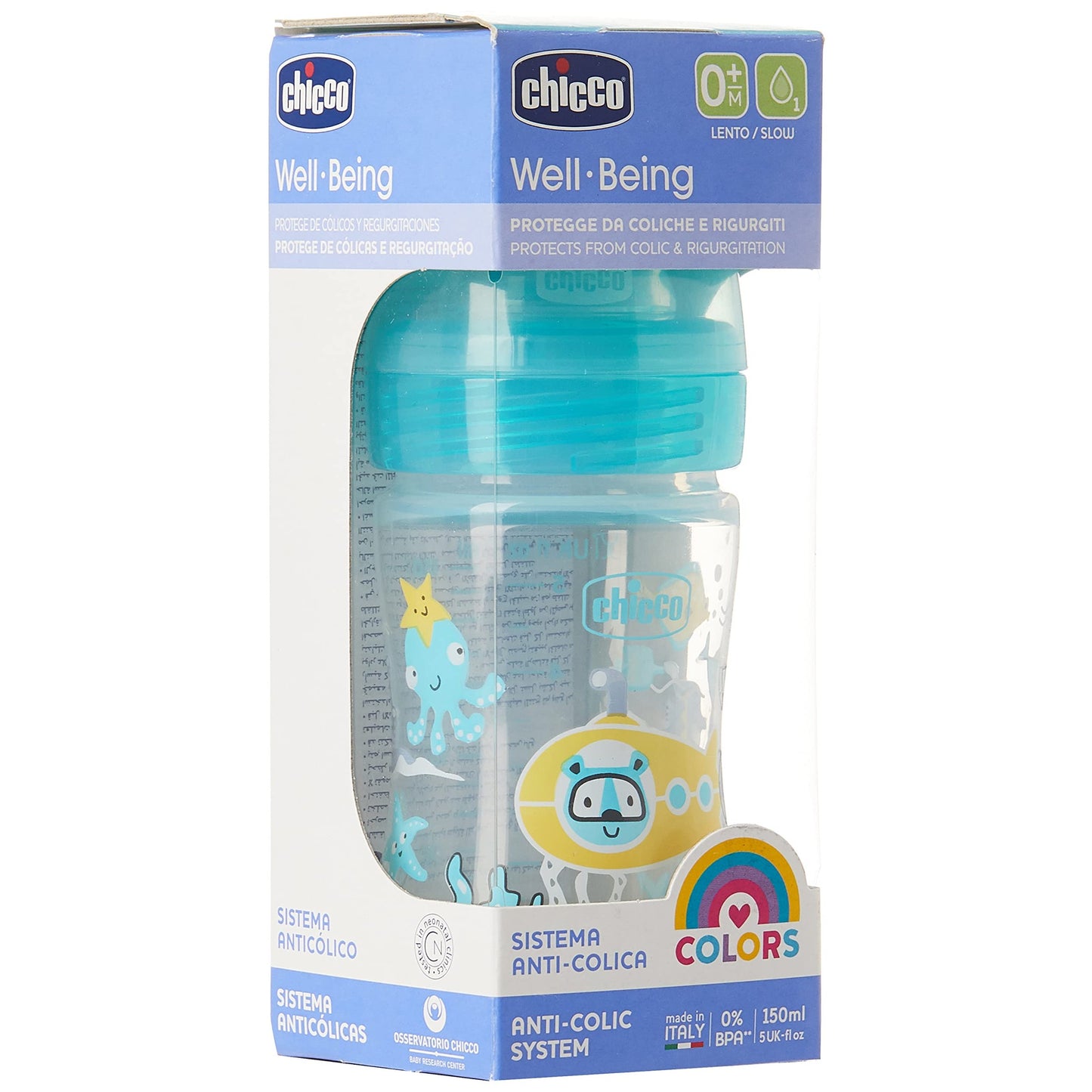 Chicco well being anti-colic system 0m+ slow flow - Medaid International