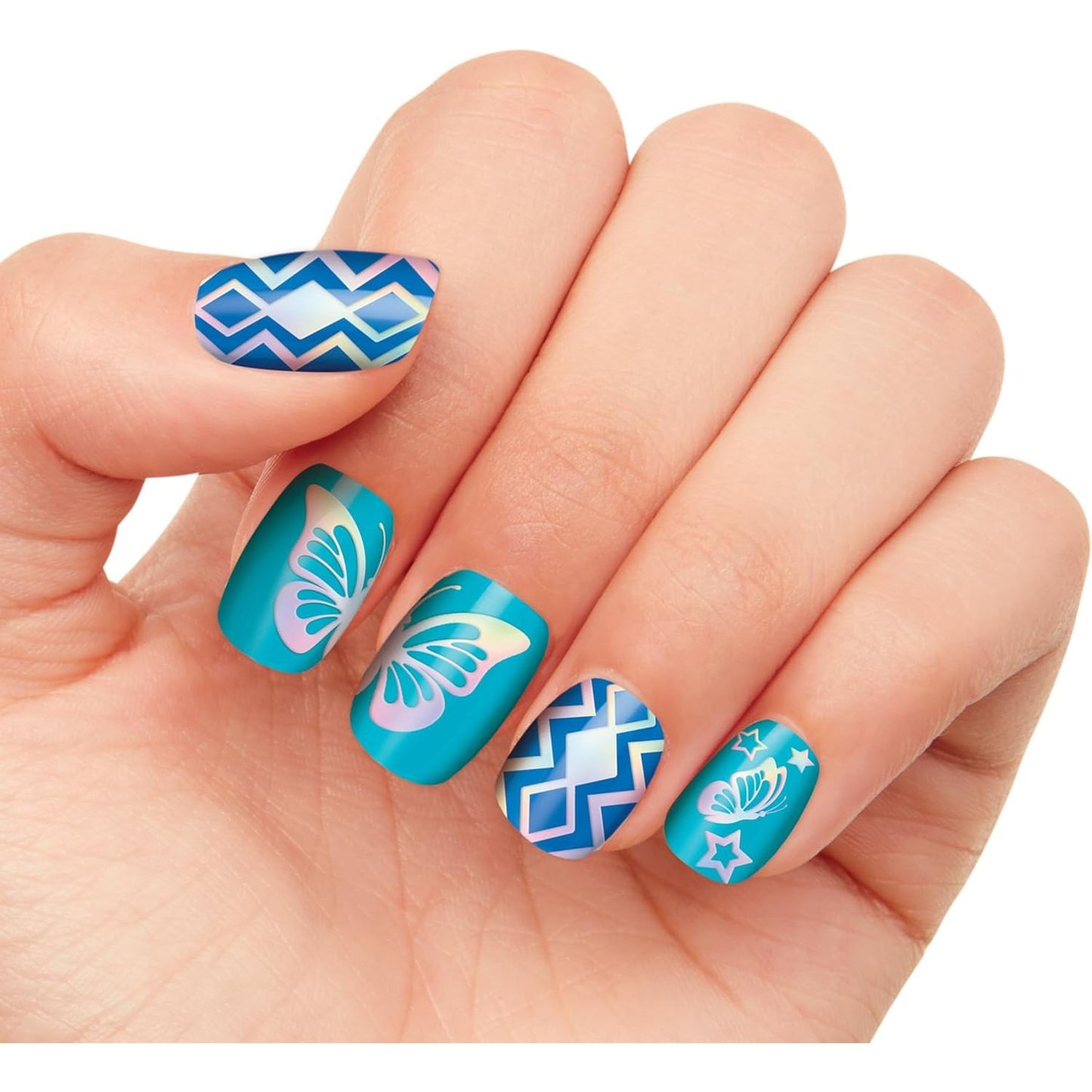 Shimmer N Sparkle Nail Expressions With Stickers & Gems - Medaid International