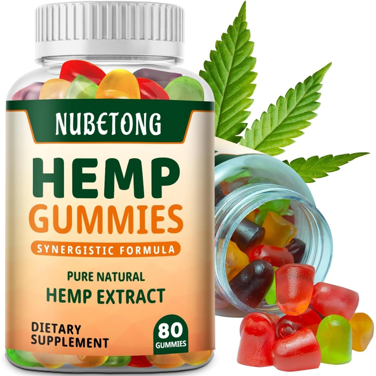 Nubetong Organic Неmр Gummies High Potency Extra Sthenthen Hemp Oil Extract Edible Gummy Supplement for Adult Неmр Gummy - Medaid