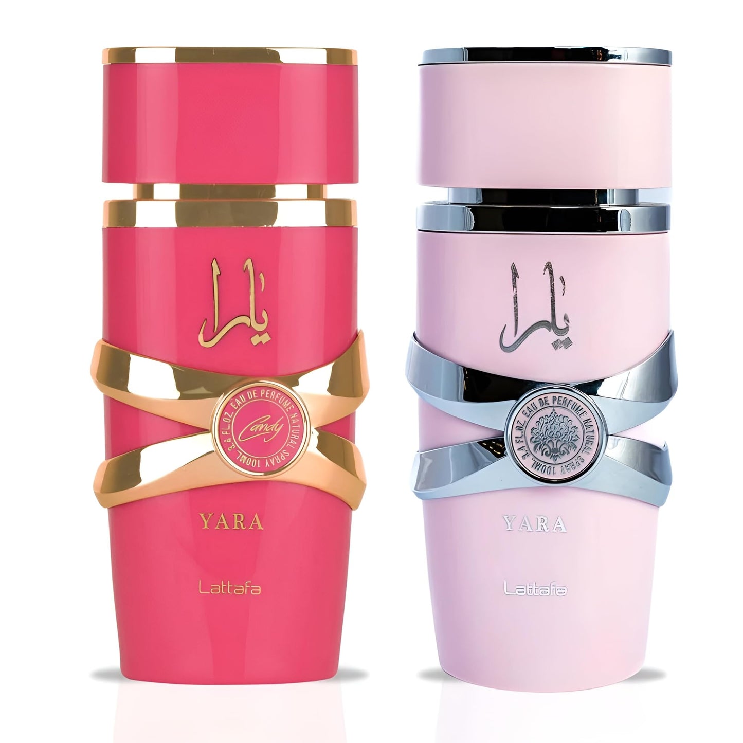 Lattafa 2 Piece Gift Set (Yara EDP 3.4 Fl Oz + Yara Candy EDP 3.4 Fl Oz) - Medaid International