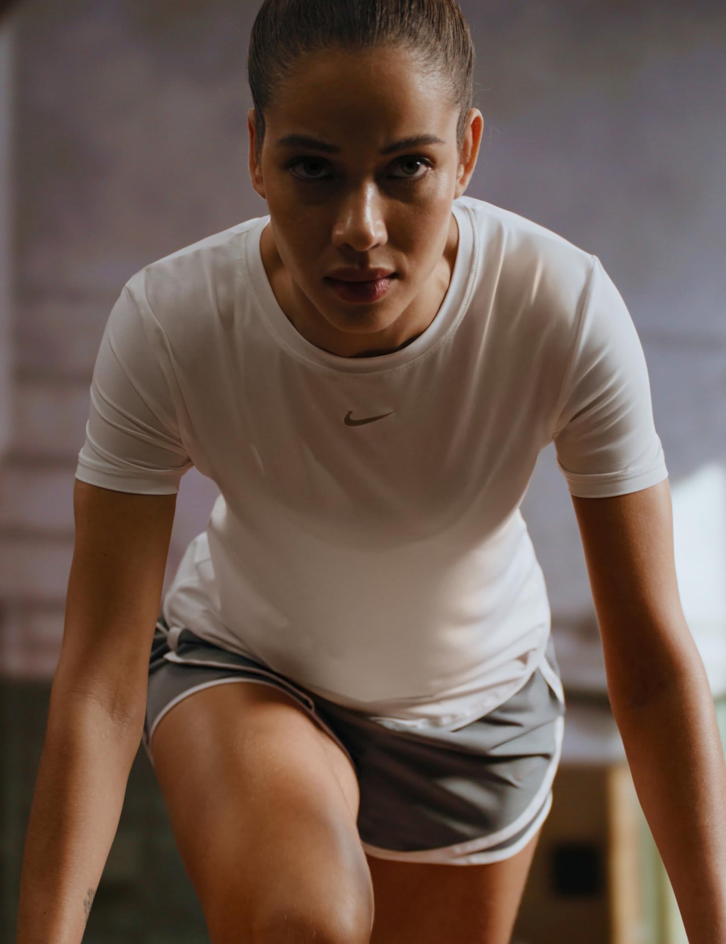 Nike Women's One Classic Dri-Fit Short-Sleeve Top, White, Small - Medaid International