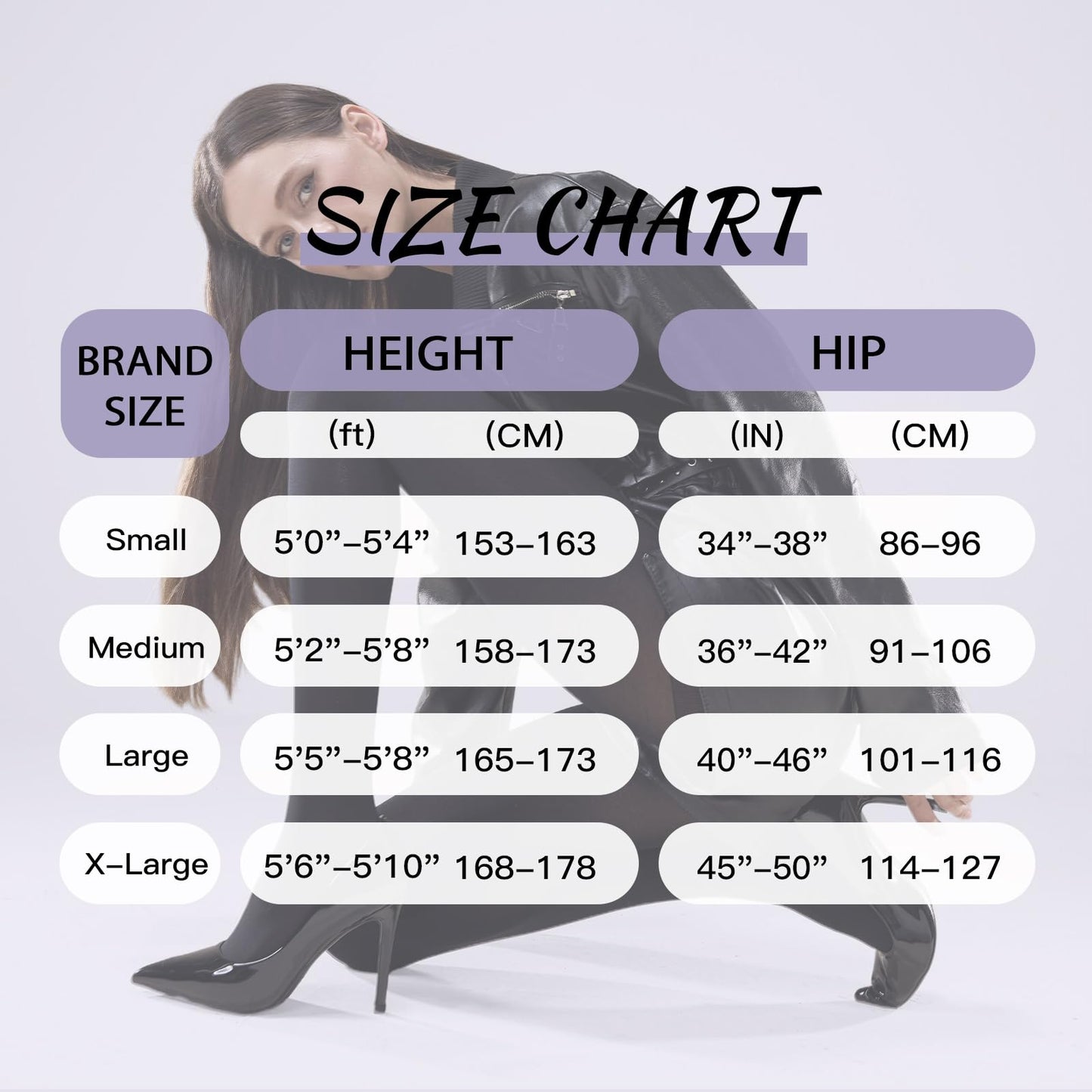 MANZI 2 Pairs Women's Run Resistant Control Top Panty Hose Opaque Tights - Medaid International