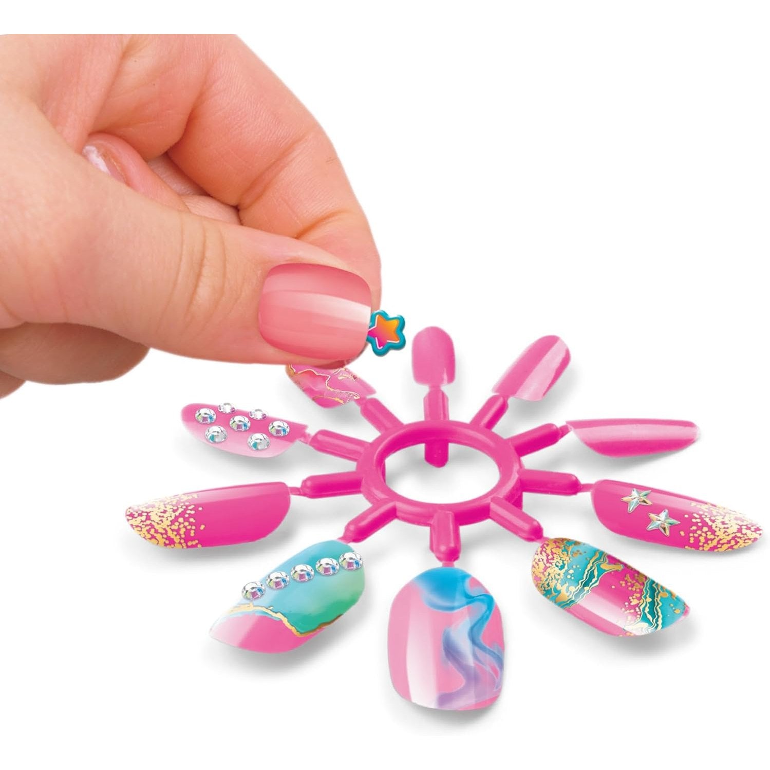 Shimmer N Sparkle Nail Expressions With Stickers & Gems - Medaid International