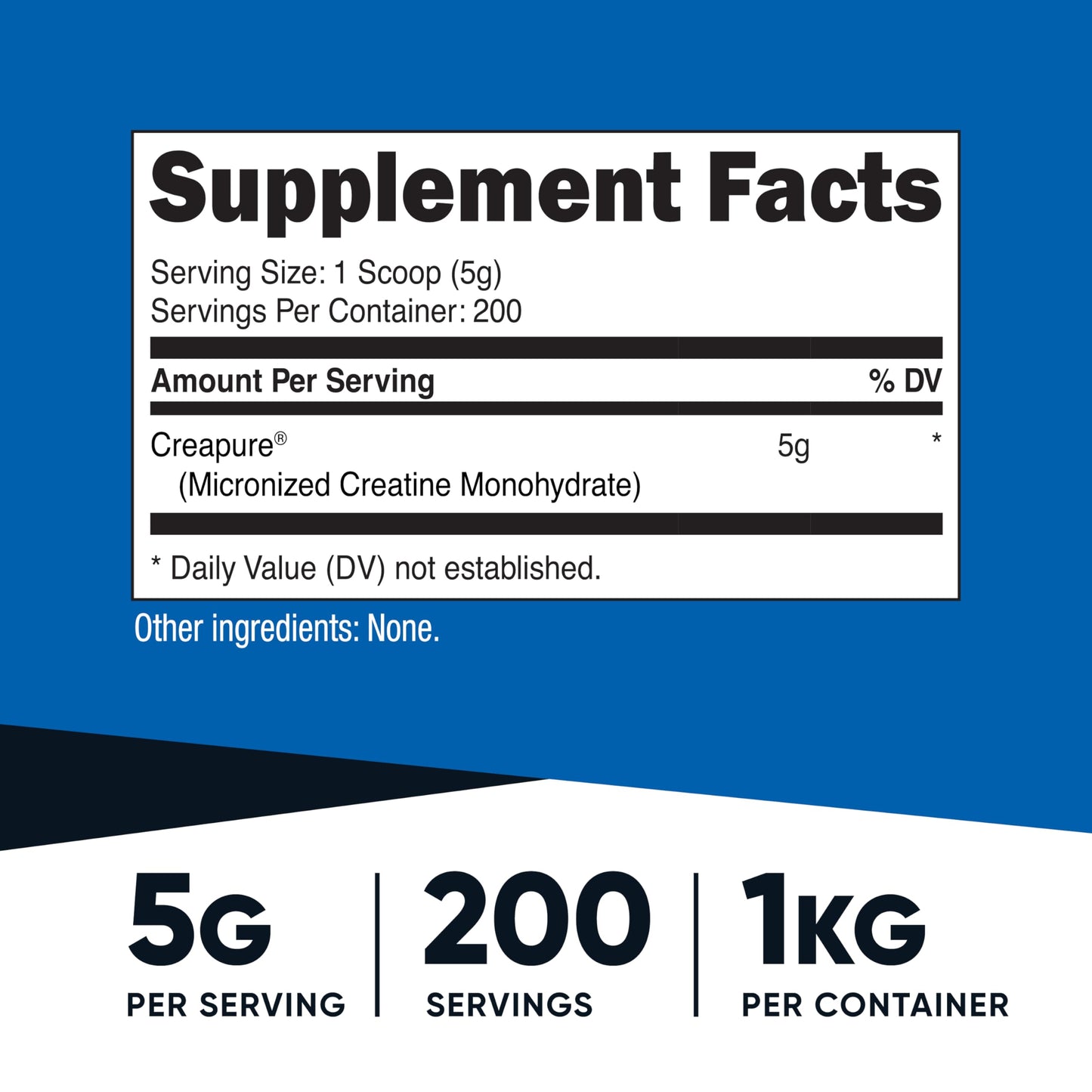 Nutricost Creapure® Creatine Monohydrate Powder 1KG - Medaid International