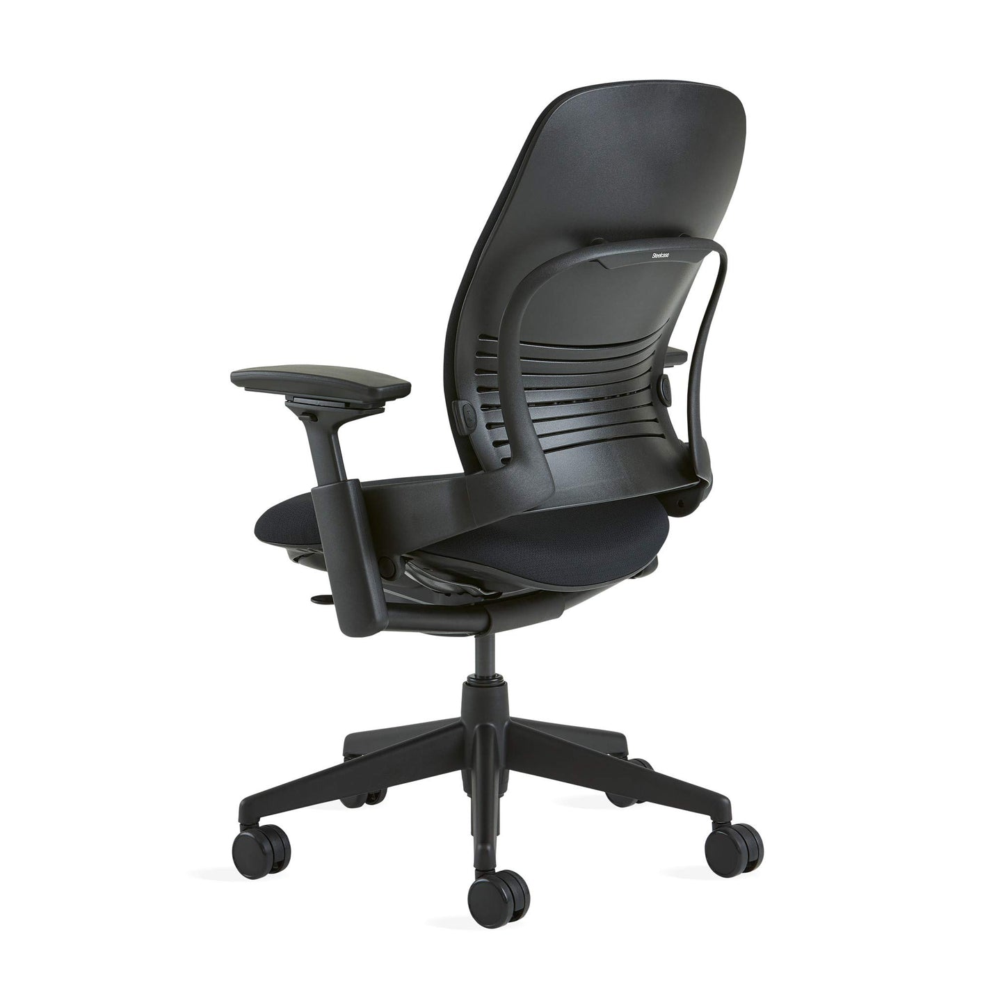 Steelcase Leap Chair, Black Fabric,FBA,5" Cylinder - - Medaid International
