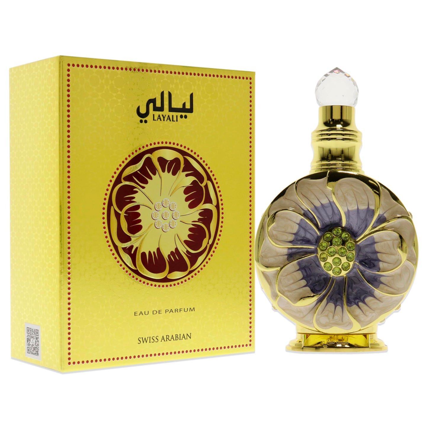 Swiss Arabian Layali - Luxury Products from Dubai - Long Lasting, Addictive Personal EDP Spray Fragrance - Seductive Signature Aroma - 1.7 oz - Medaid International