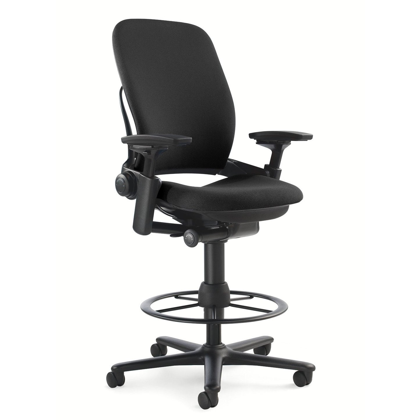 Steelcase Leap Fabric Stool, Black - Medaid International