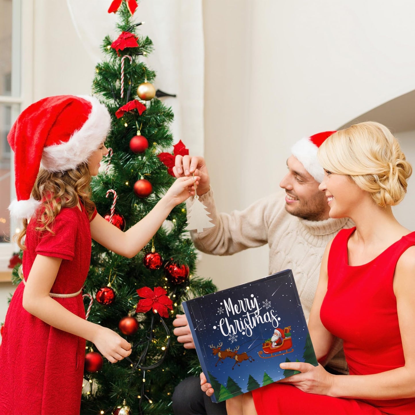 Roowest 2025 Craft Advent Calendar 24 Days Christmas Countdown Calendar 3D Unpainted Ceramic Figurines and DIY Wooden Art Crafts Painting Kit for Xmas Holiday Stocking Stuffers Party Favor Gifts - Medaid International