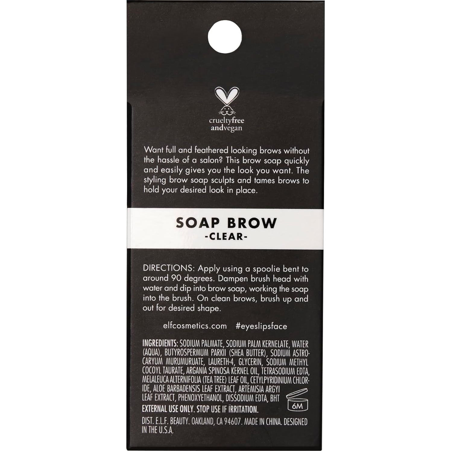 e.l.f. Soap Brow, Clear Brow Pomade For Shaping & Taming Brows To Stay Put, Long-Wear With Firm Hold, Universal Color, Vegan & Cruelty-Free - Medaid International
