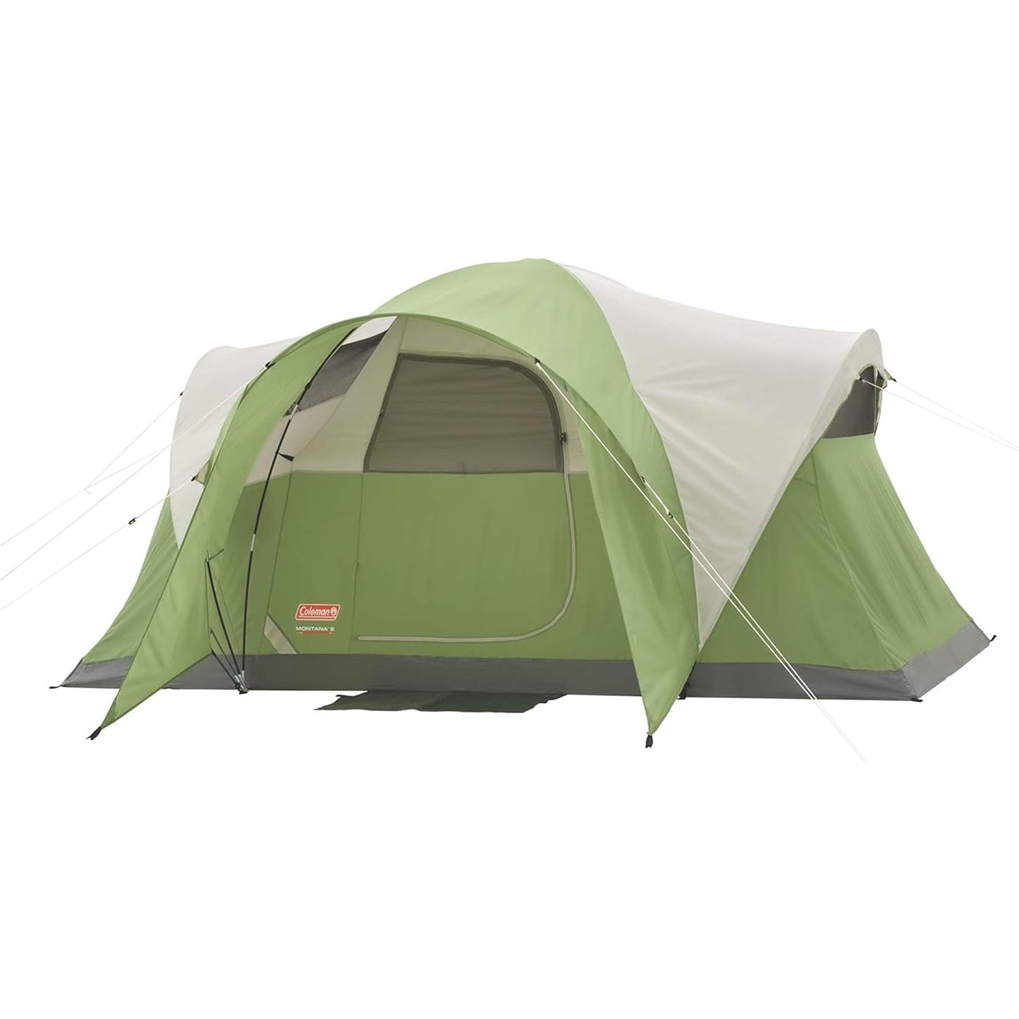 Coleman Montana Camping Tent, 6/8 Person Family Tent with Included Rainfly, Carry Bag, and Spacious Interior, Fits Multiple Queen Airbeds and Sets Up in 15 Minutes - Medaid International