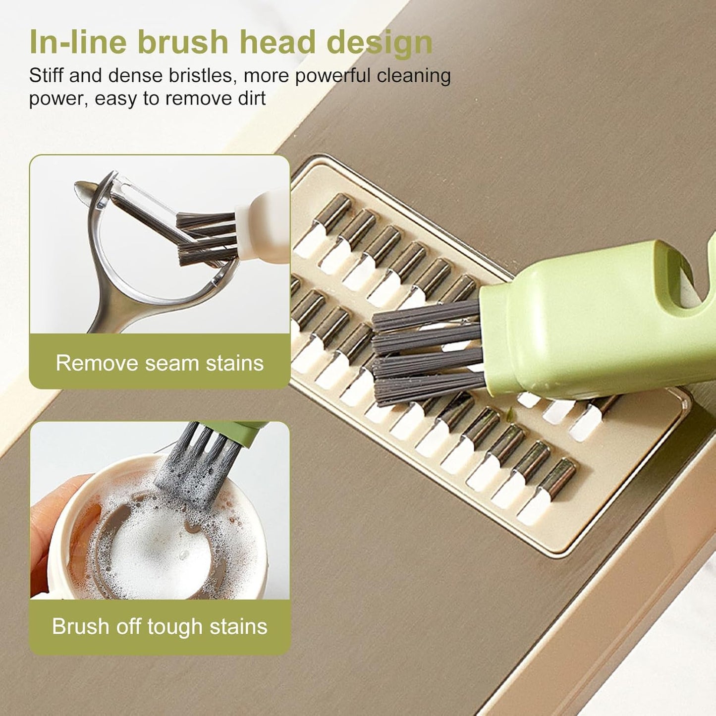 Multifunctional Cutlery Cleaning Brush - Medaid International