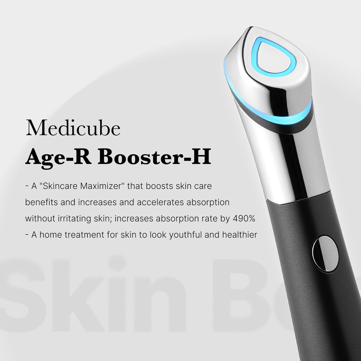 medicube Booster H - Korean Skincare Tool - Facial Glow Booster for Maximizing and Boosting Skin Care Absorption - Needle Free - Medaid International