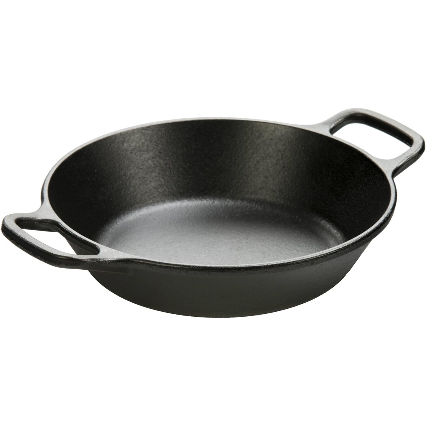 Lodge L8Skl Dual Handle Pan/Skillet, Black, W 27.2 X H 5.1 X L 32.5 Cm, 10.25 Inch, Cast Iron - Medaid International