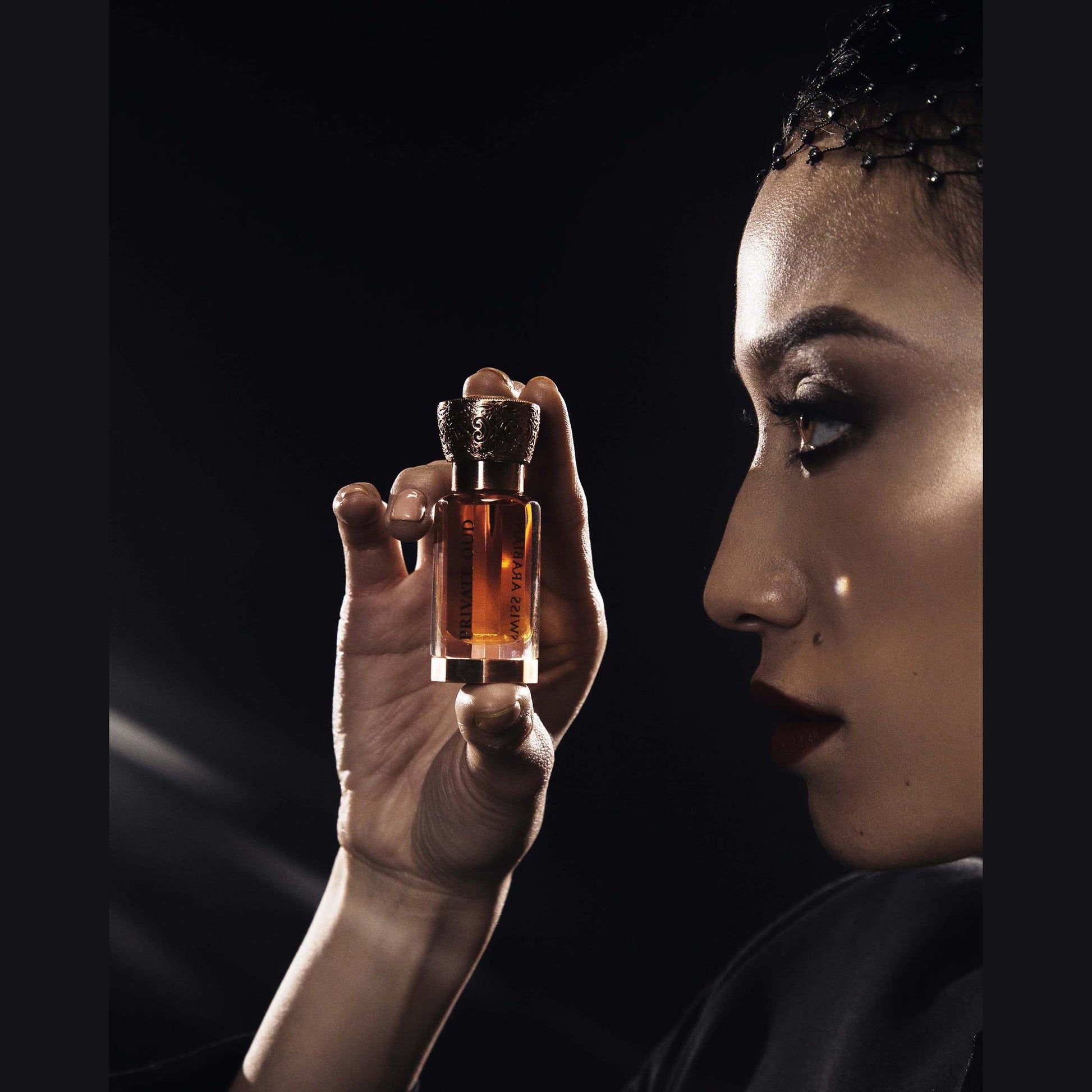 Swiss Arabian Private Oud - Luxury Products From Dubai - Long Lasting, Addictive Personal Perfume Oil Fragrance - A Seductive Signature Aroma - 0.4 Oz - Medaid International