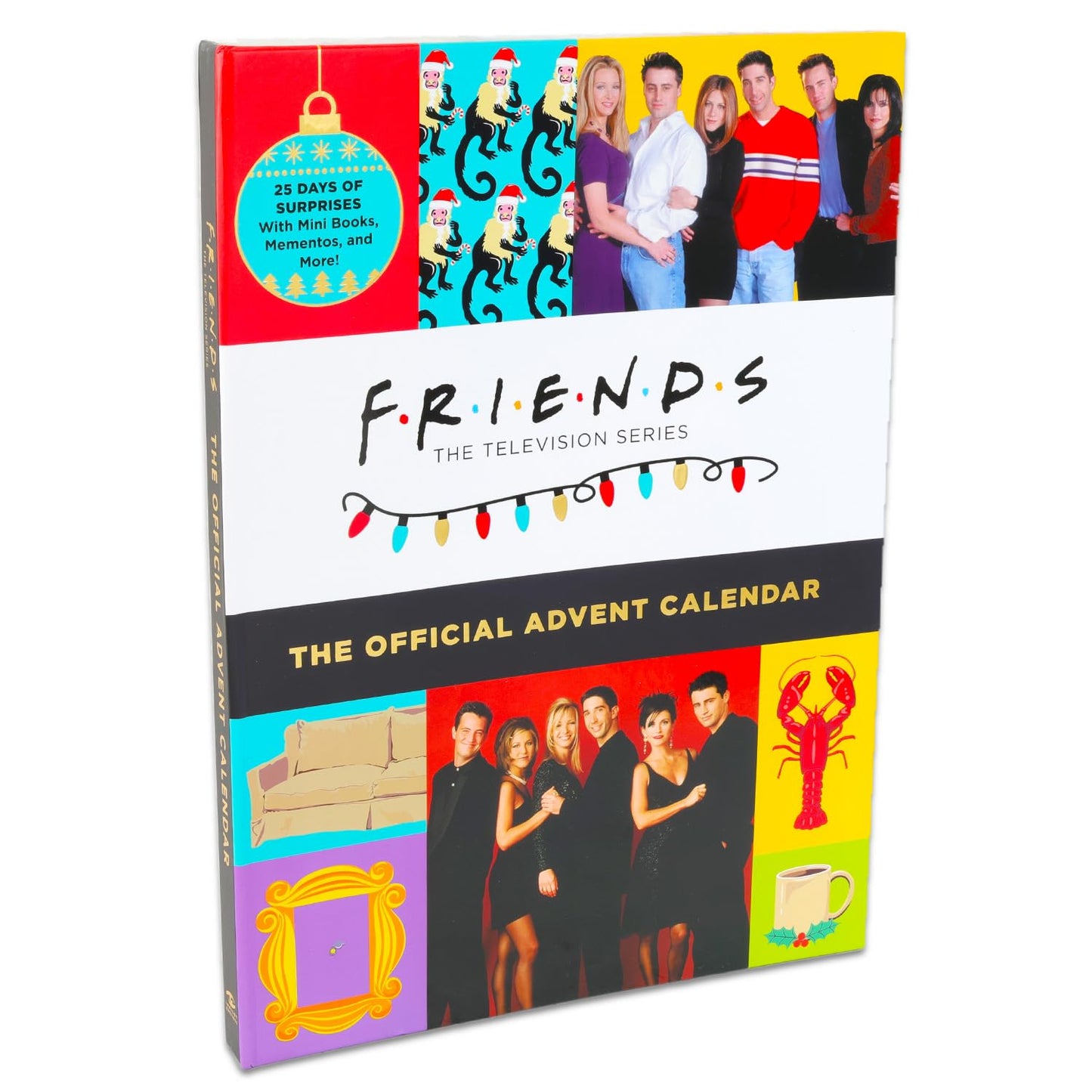 Friends 2025 Advent Calendar Countdown to Christmas - 25 Day Calendar with TV Show Trinkets and Prizes Featuring Monica, Rachel, Joey, More - Medaid International