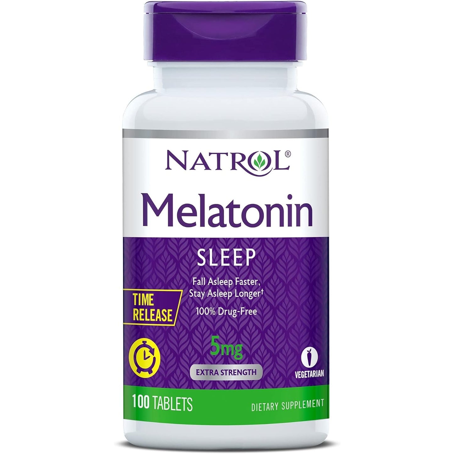 Natrol Sleep Melatonin 5mg Fast Dissolve Tablets, Nighttime Sleep Aid for Adults, 200 Strawberry-Flavored Melatonin Tablets, 200 Day Supply - Medaid International