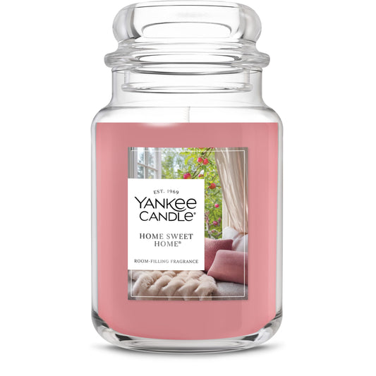 Yankee Candle, Home Sweet Home Fall Scented Candle, 22oz Large Jar with up to 150 Hour Burn Time - Medaid International