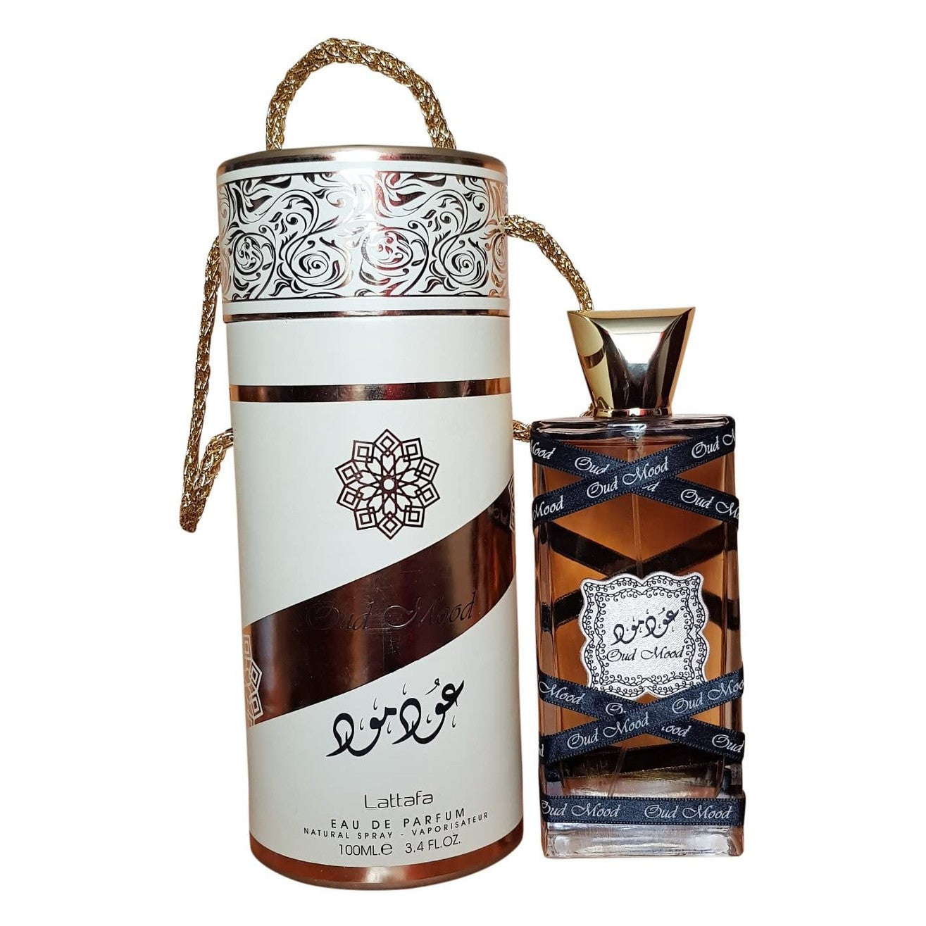Lattafa Perfumes Oud Mood for Unisex Eau de Parfum Spray, 3.4 Ounce - Medaid International