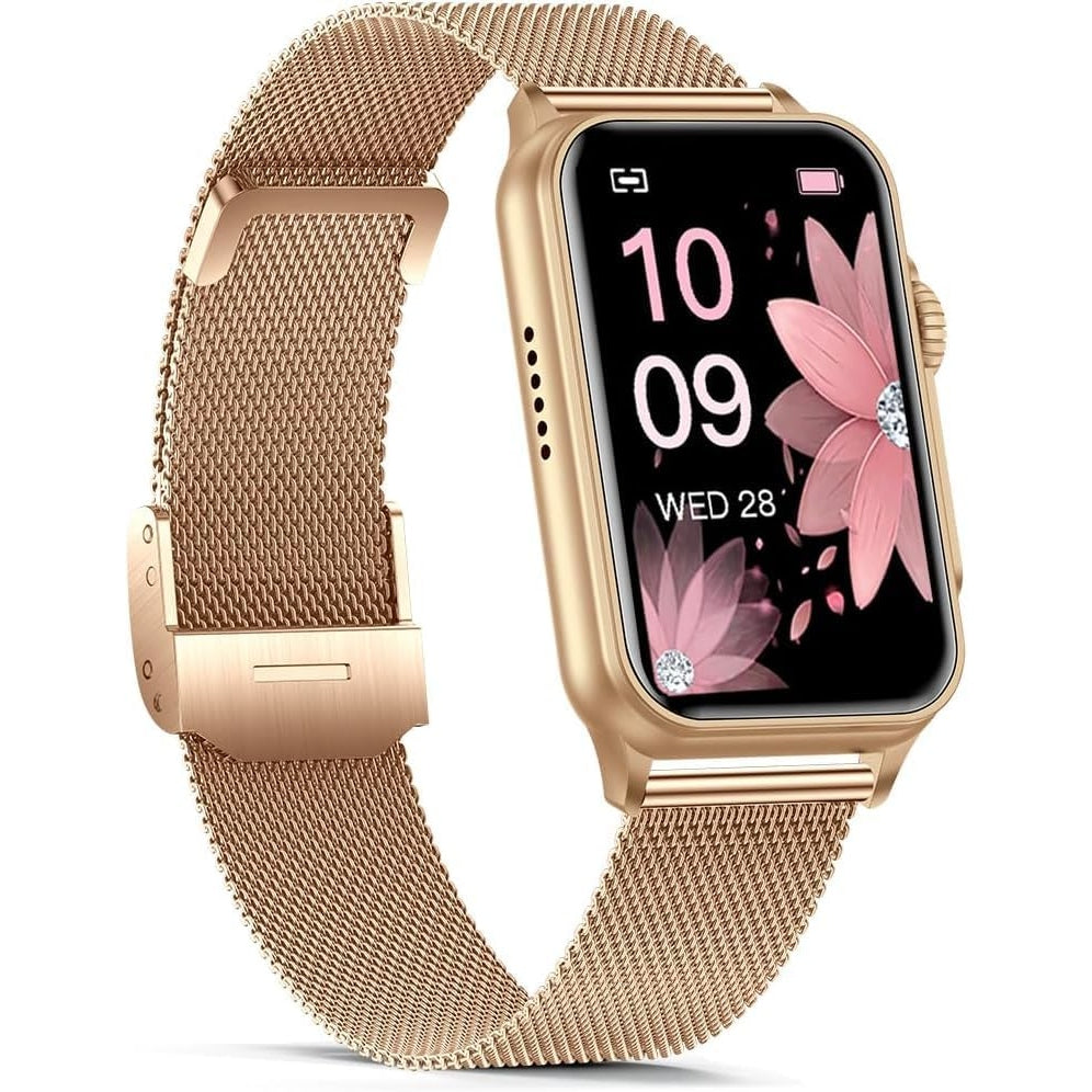 FITVII Nexa Fitness Tracker Answer/Make Calls, Smart Watch with Blood Pressure, Blood Oxygen, 24/7 Heart Rate Monitor, 120+ Sport Mode Activity Tracker with Step Counter, Sleep Tracker for Women Men - Medaid International