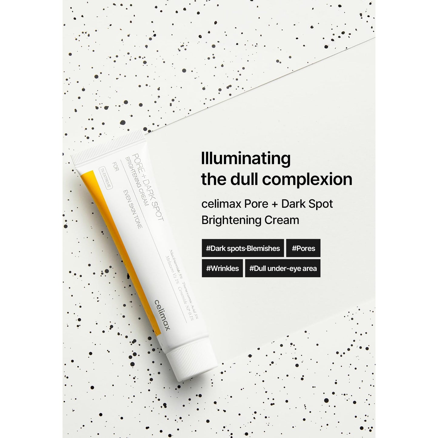 celimax Pore+Dark Spot Brightening Cream | with Niacinamide, Tranexamic Acid, TXA Cream, Pore Minimizer, Non-Irritating, Hydrating, For Sensitive Skin, 35ml - Medaid International