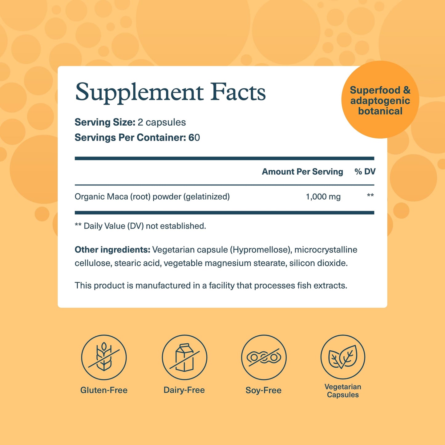 Youtheory Women's Maca Root - Vegan Energy & Menopause Support Supplement with Peruvian Ginseng* - Premium Supplement for Women - Dairy, Soy & Gluten Free - 120 Vegetarian Capsules - Medaid International