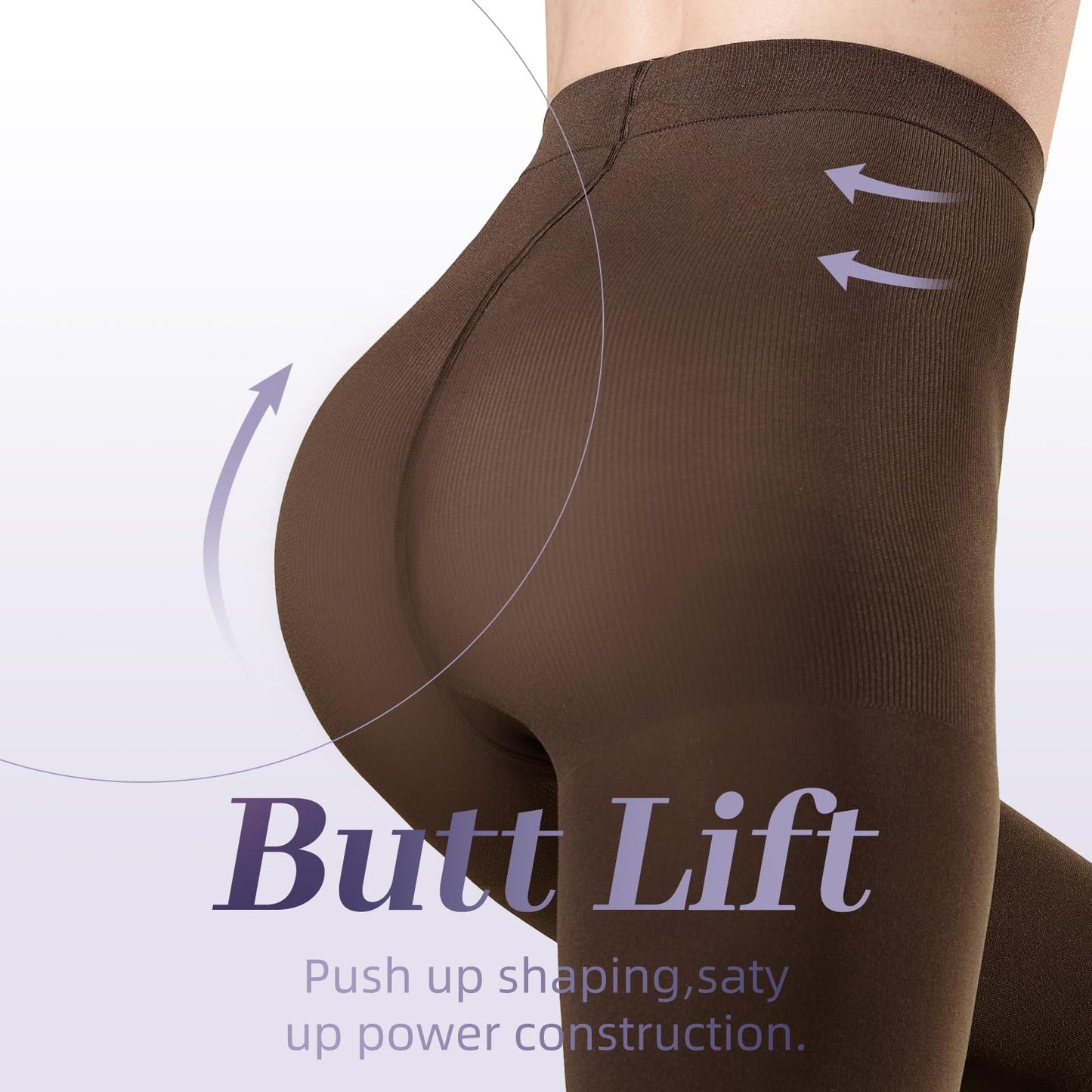 MANZI 2 Pairs Women's Run Resistant Control Top Panty Hose Opaque Tights - Medaid International