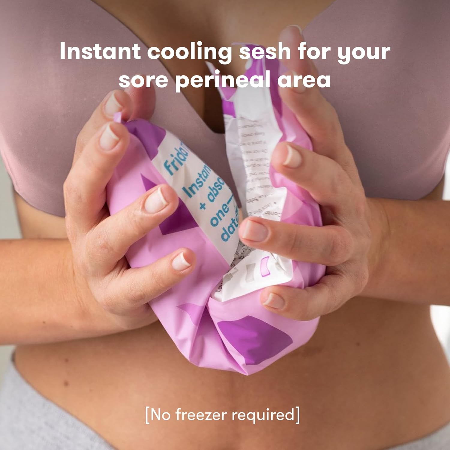 Frida Mom 2-in-1 Postpartum Pads, Absorbent Perineal Ice Maxi Pads, Instant Cold Therapy Packs and Maternity Pad in One - Medaid International
