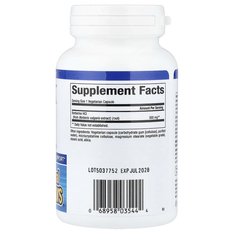 Natural Factors WellBetX® Berberine - 500 mg, 60 Vegetarian Capsules - Medaid International