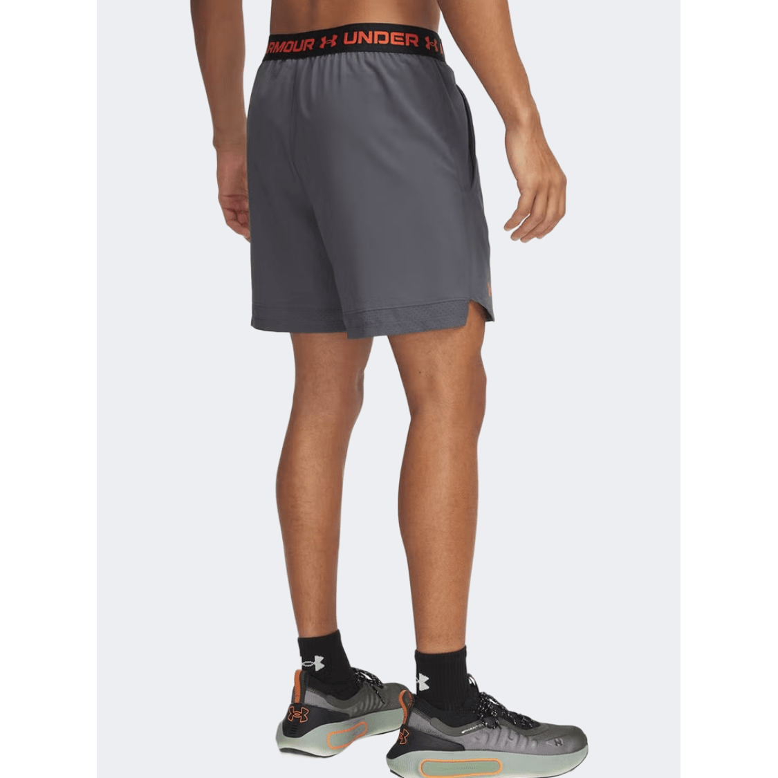 Under Armour Vanish Woven 6 Inch Men Training Short Castlerock/Fire - Medaid International