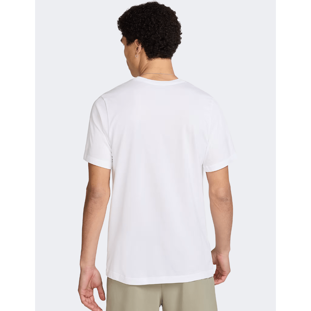 Nike Dri-Fit Fitness Men Training T-Shirt White - Medaid International