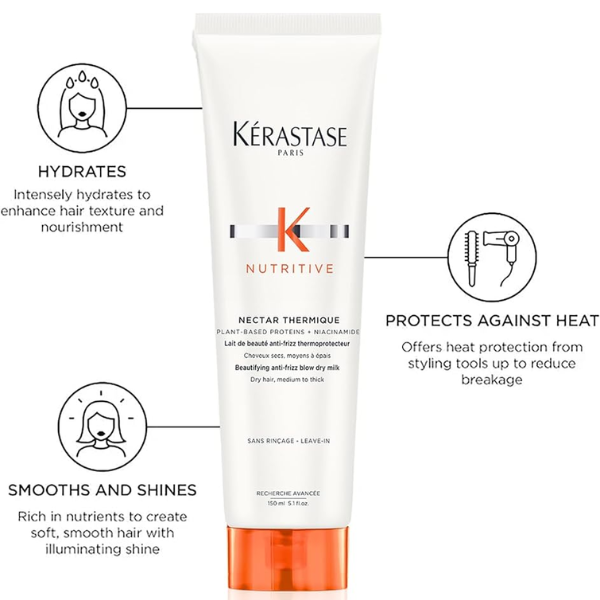 Nutritive nectar thermique heat protecting cream - 150ml - Medaid International