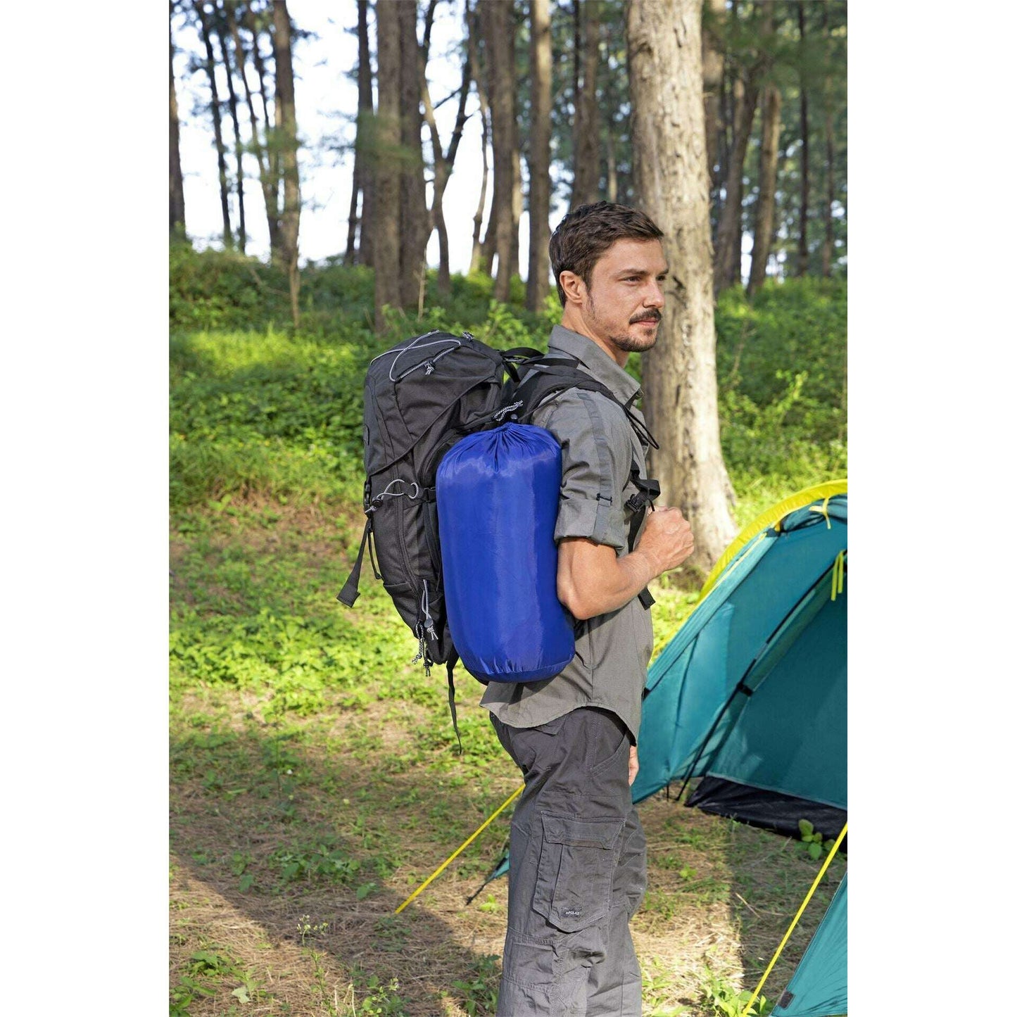 WanderLite 2-in-1 Sleeping Bag & Air Pad 203x75x9cm - Medaid International