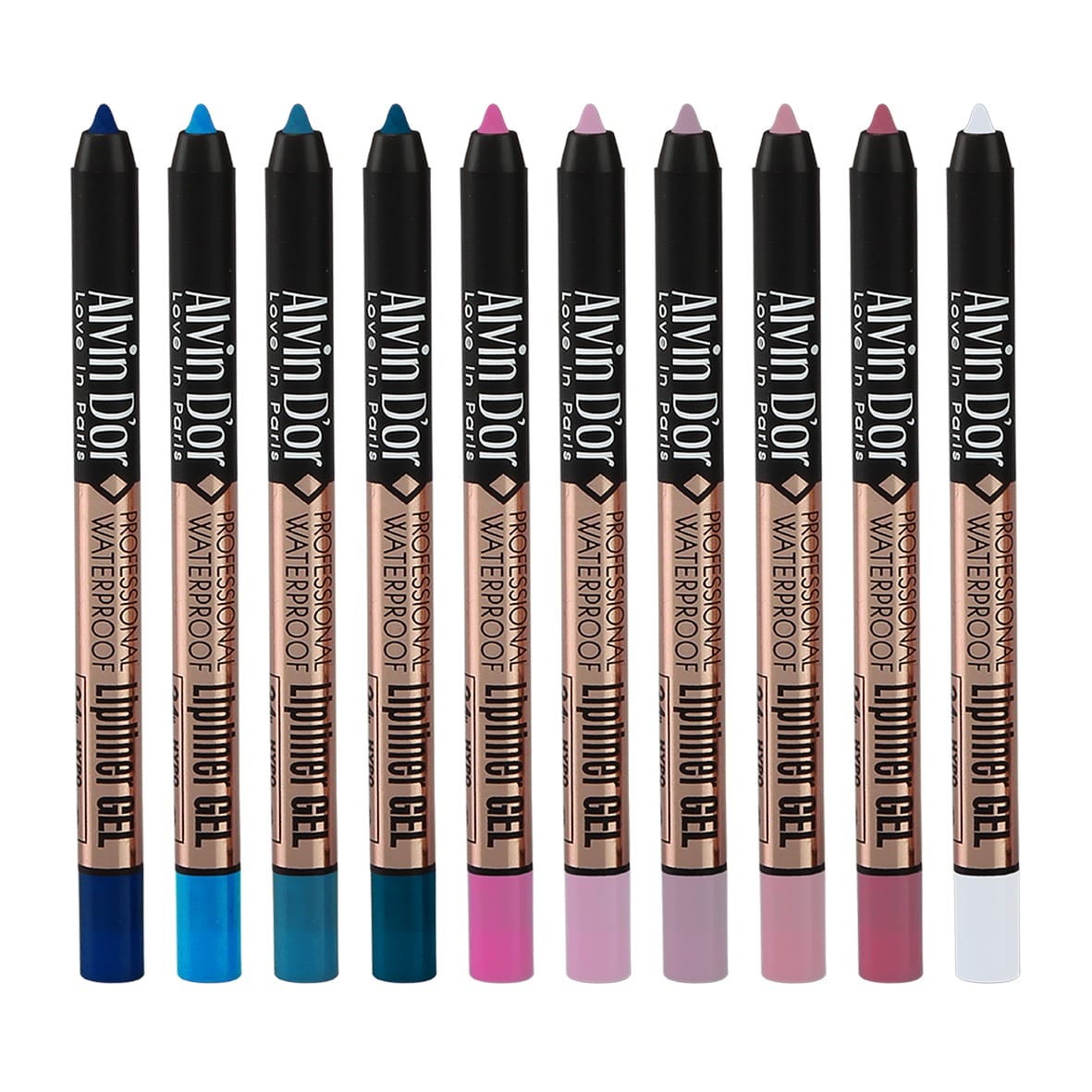Alvin D'Or Ad-31 Professional Waterproof Eyeliner & Lipliner Gel - Medaid