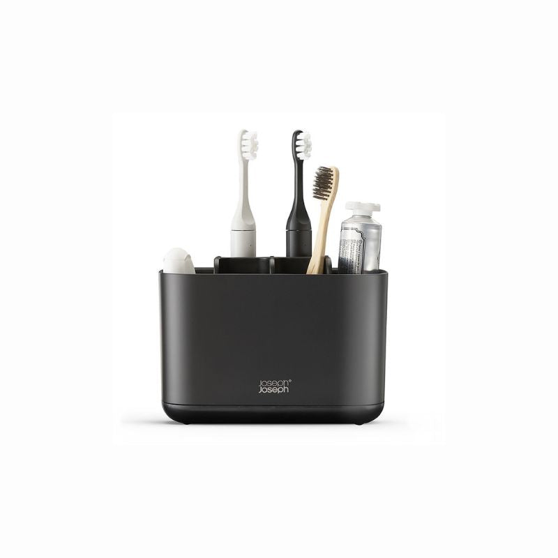 Joseph Joseph EasyStore™ Large Matt Black Toothbrush Holder - Medaid International