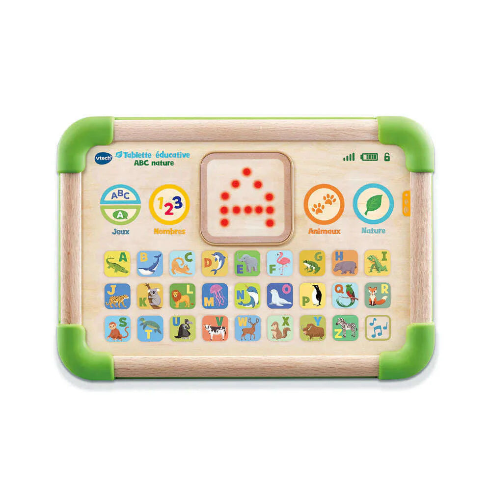 Tablette Éducative ABC Nature Play Green - French Version - Medaid International