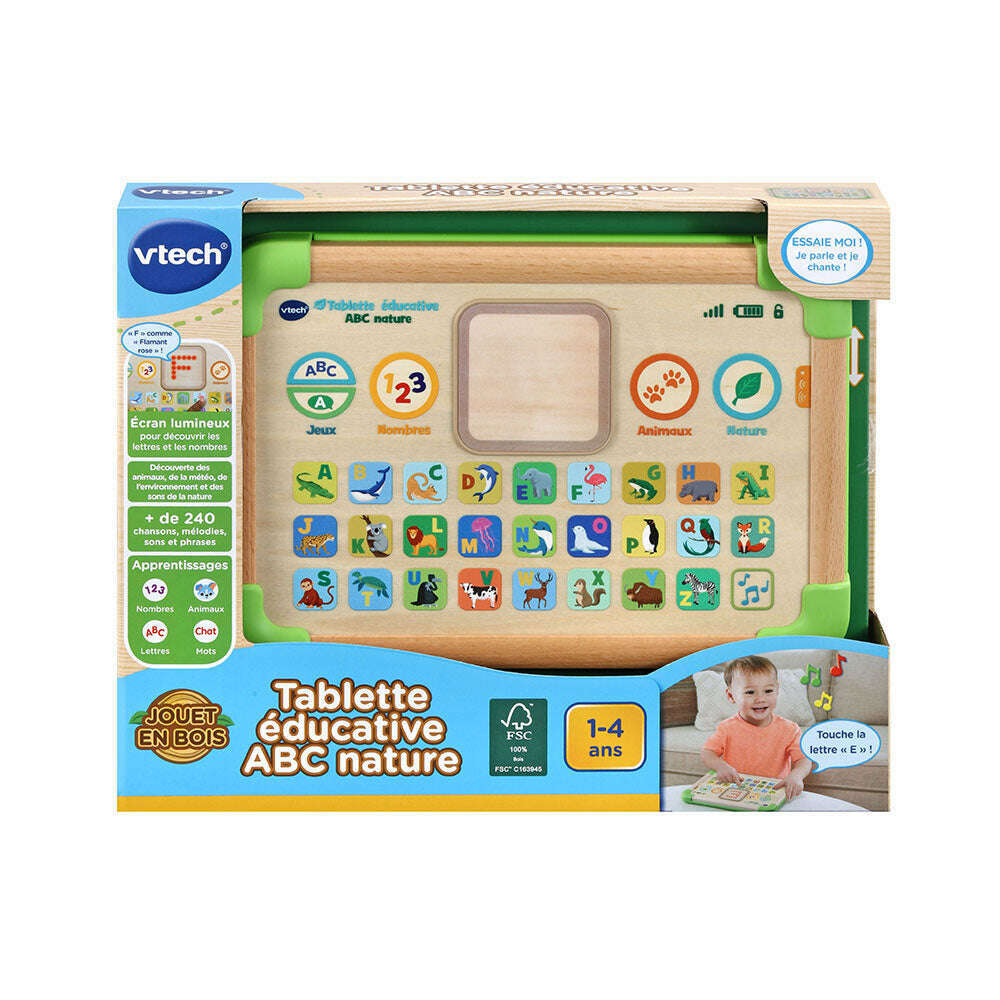 Tablette Éducative ABC Nature Play Green - French Version - Medaid International