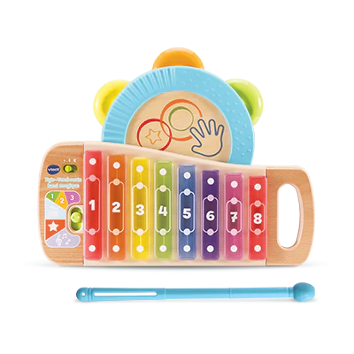 Xylo-tambourin Lumi Magique Wood - Medaid International