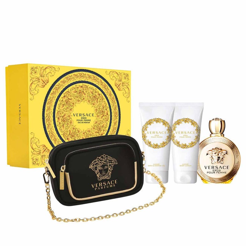 Versace Eros Pour Femme 100ml EDT Gift set - Medaid International