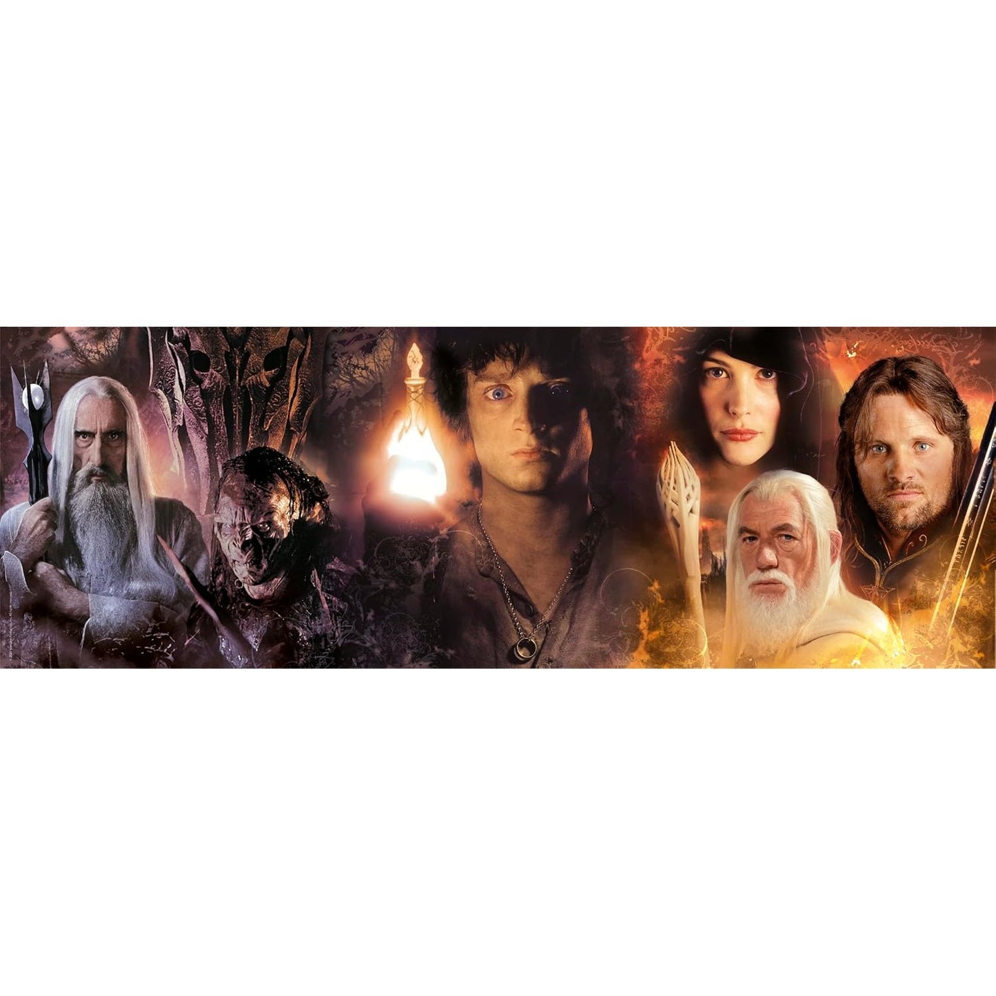 Lord of The Rings Panorama Rings-1000 Pieces - Medaid International