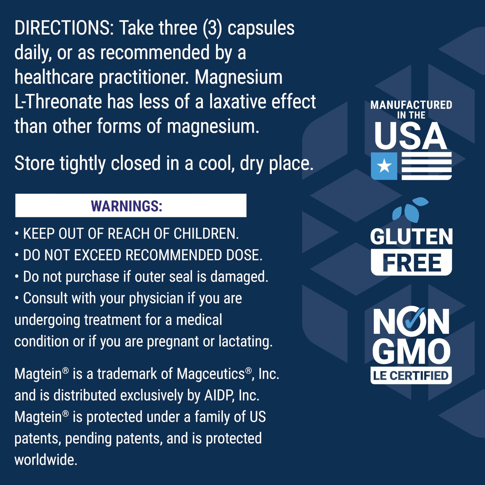 Life Extension Neuro-Mag Magnesium L-Threonate, Memory Health, Quick Thinking, Cognitive Health Support, Vegetarian, Non-GMO, 90 Vegetarian Capsules (144 mg from 2000 mg Magtein magnesium L-threonate - Medaid International