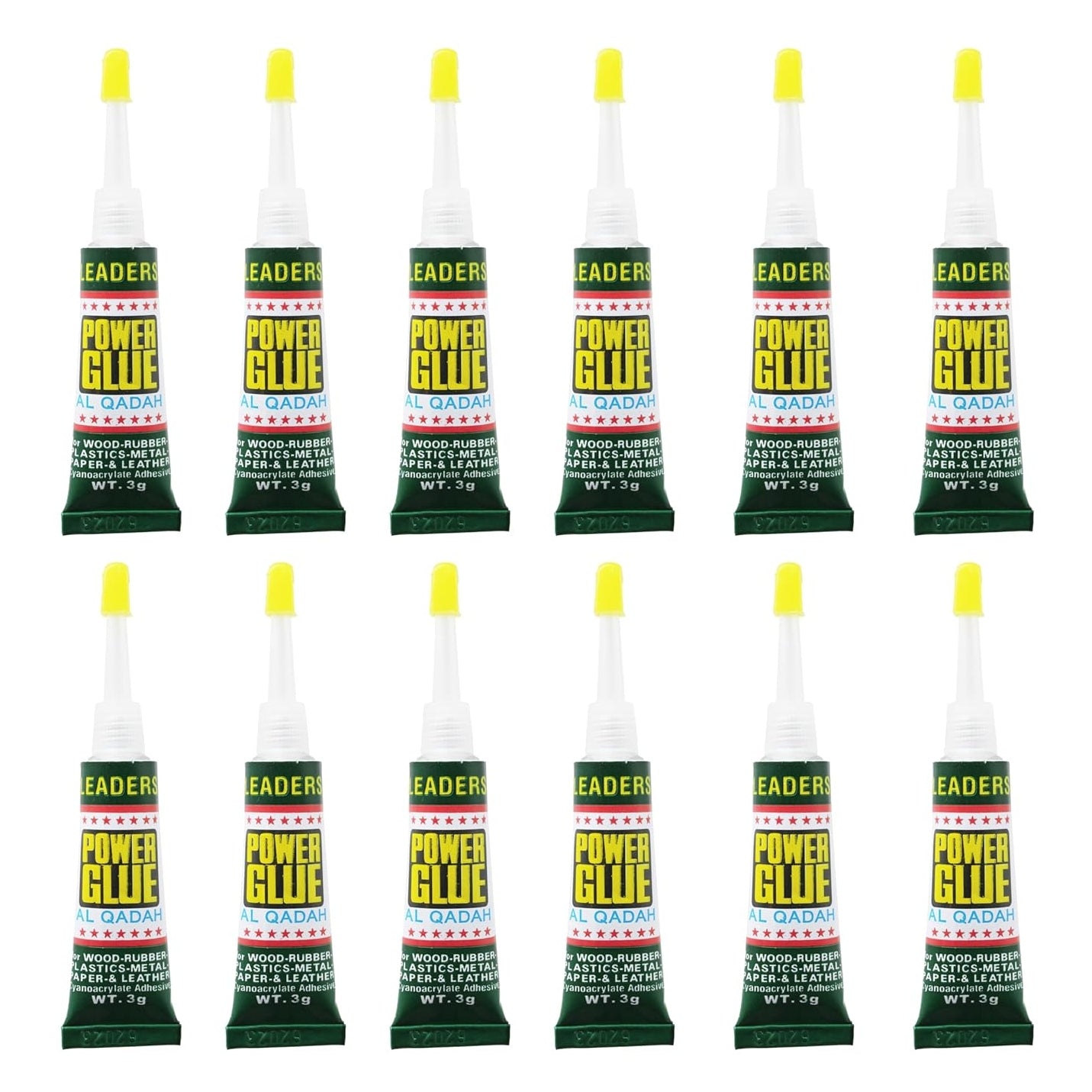 Super Glue 2.5g per Tube - Fast Dry Instant Bonding - Strong Adhesion Liquid Glue with Precision Applicator - Pack of 12 - Medaid International