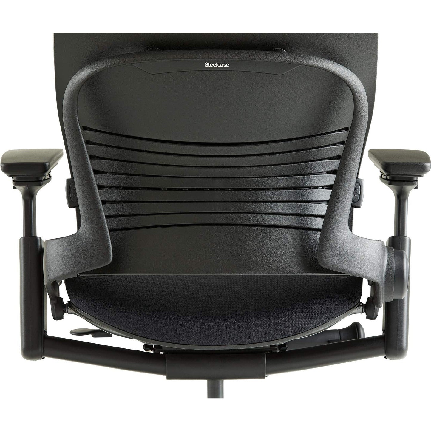 Steelcase Leap Chair, Black Fabric,FBA,5" Cylinder - - Medaid International