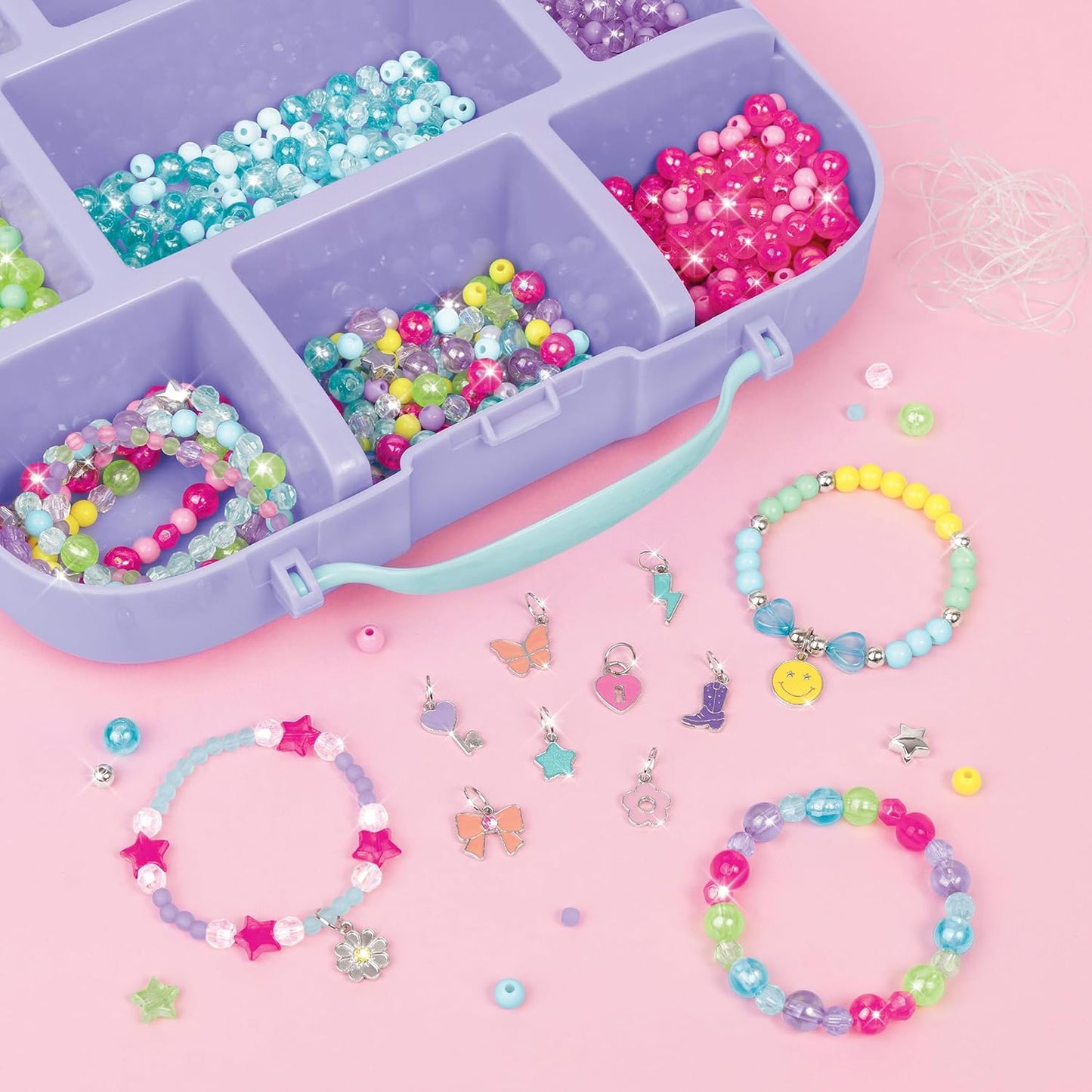 Creator Bead Studio - 1443 pc, DIY Bracelet Kit - Medaid International