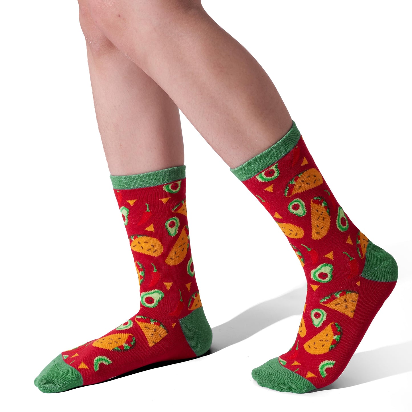Giggling Getup Christmas Funny Socks for Men, Women & Teens, Xmas Crew Socks, Unisex Stocking Stuffers, Funny Gifts - Medaid International