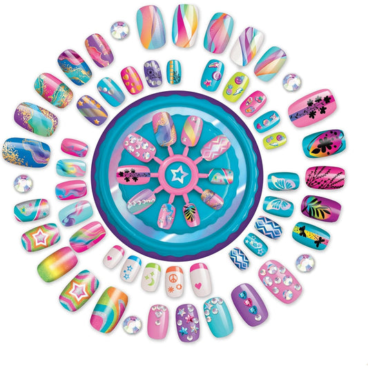 Shimmer N Sparkle Nail Expressions With Stickers & Gems - Medaid International